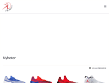 Tablet Screenshot of js-sport.no